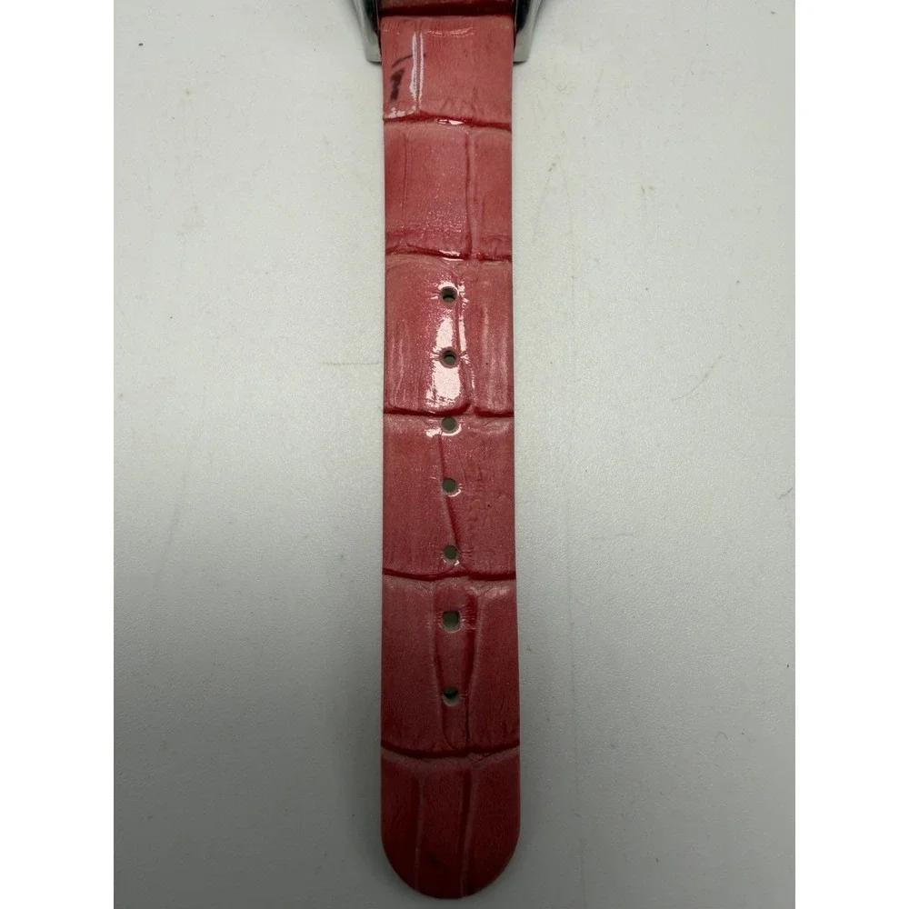 Elini New‎ Yorker B-799 New Battery Ladies MOP Chronograph Tank Watch 32MM 7.5
